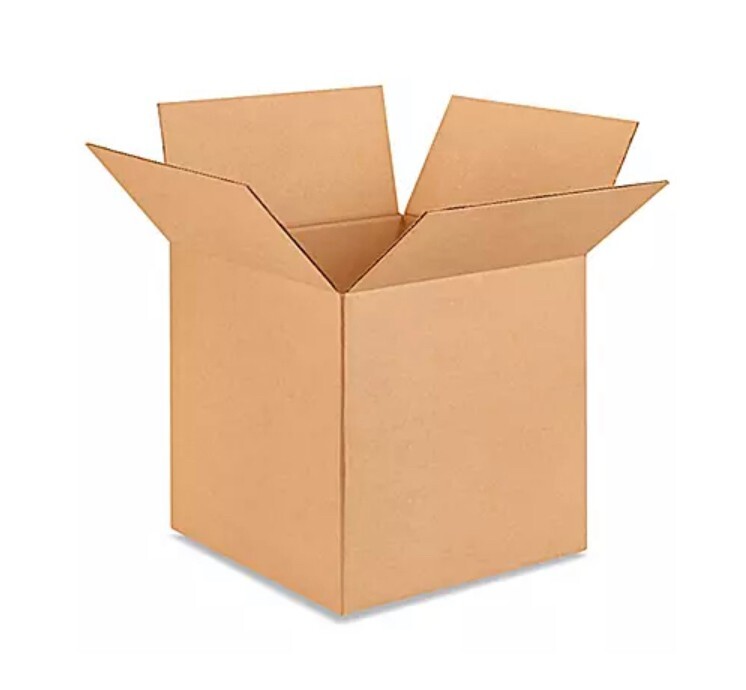 16″ x 16″ x 16″ Cardboard Corrugated Box – SINGLE BOX