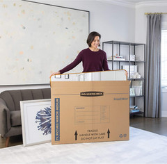 Medium – up to 40″ Tv/Picture/Mirror – Moving Box 4 Pack, 37 X 4 X 27 in (771120