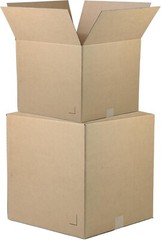 12x12x12 Corrugated Shipping Boxes 25pk Lightweight 32 ECT