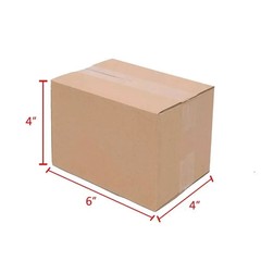 200 6x4x4 Cardboard Paper Boxes Mailing Packing Shipping Box Corrugated Carton
