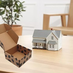 25 Pack Leopard Small Shipping Boxes, 4 x 4 x 2 inches Recyclable Corrugated …