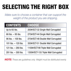 4X4X40 Tall Corrugated Boxes, Tall, 4L X 4W X 40H, Pack of 25 | Shipping, Packag