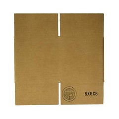 25-Pack 6x6x6″ Durable Shipping Boxes, Cardboard