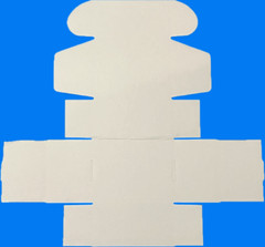 4x3x2 White Corrugated Cardboard Shipping boxes set of 30pcs