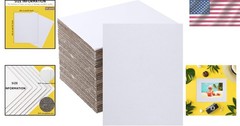 Quality 50 Pack White Cardboard Inserts 8×10 – Ideal for Mailing & Art Projects