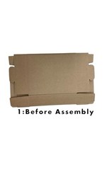 Lot of 5 Boxes 12″ x 10″ x 3″ Corrugated Cardboard Security Shipping Box New