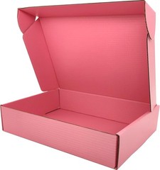 9x6x2 inches Small Shipping Boxes Set of 50 – Pink Mailer Corrugated Cardboard