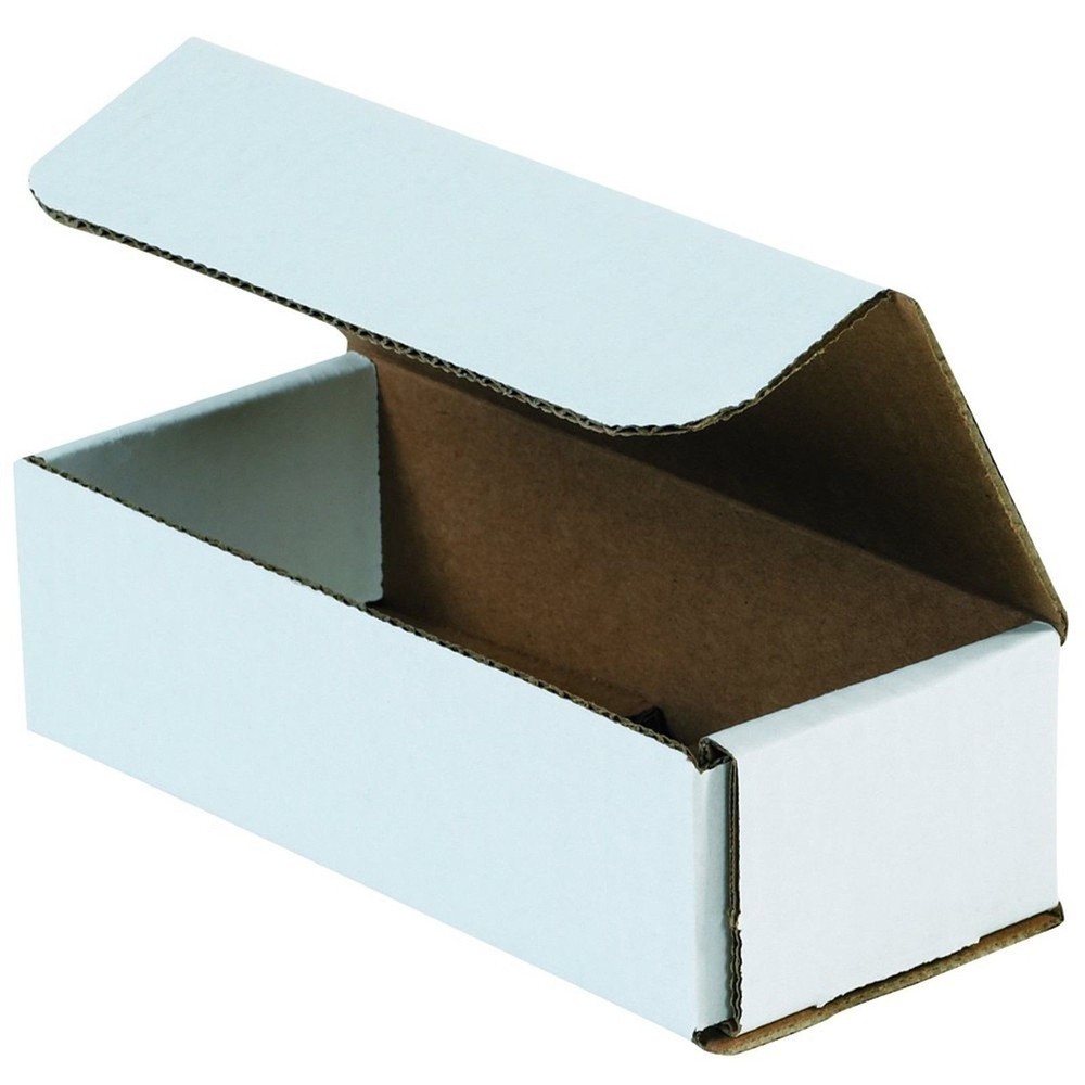 50- 7x3x2 White Corrugated Carton Cardboard Packaging Shipping Mailing Box Boxes