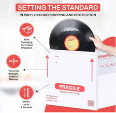 Vinyl Record LP Shipping Mailer Box, 13 ” Record Mailer, Album Box THE BEST