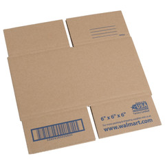Recycled Shipping Boxes 6 In. L X 6 In. W X 6 In. H, 30-Count