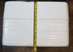 DuraTherm Styrofoam Shipping Box Insulated Cooler 13.25×10.25×8 in 16x13x11″ out