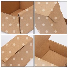 Green Recyclable Cardboard Small Gift Mailer Boxes for Shipping Packaging Cra…
