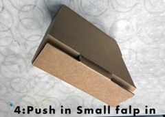 12x10x3 TAPE FREE 50pc Packaging Box Perfect For Trading Cards, Books, Etc
