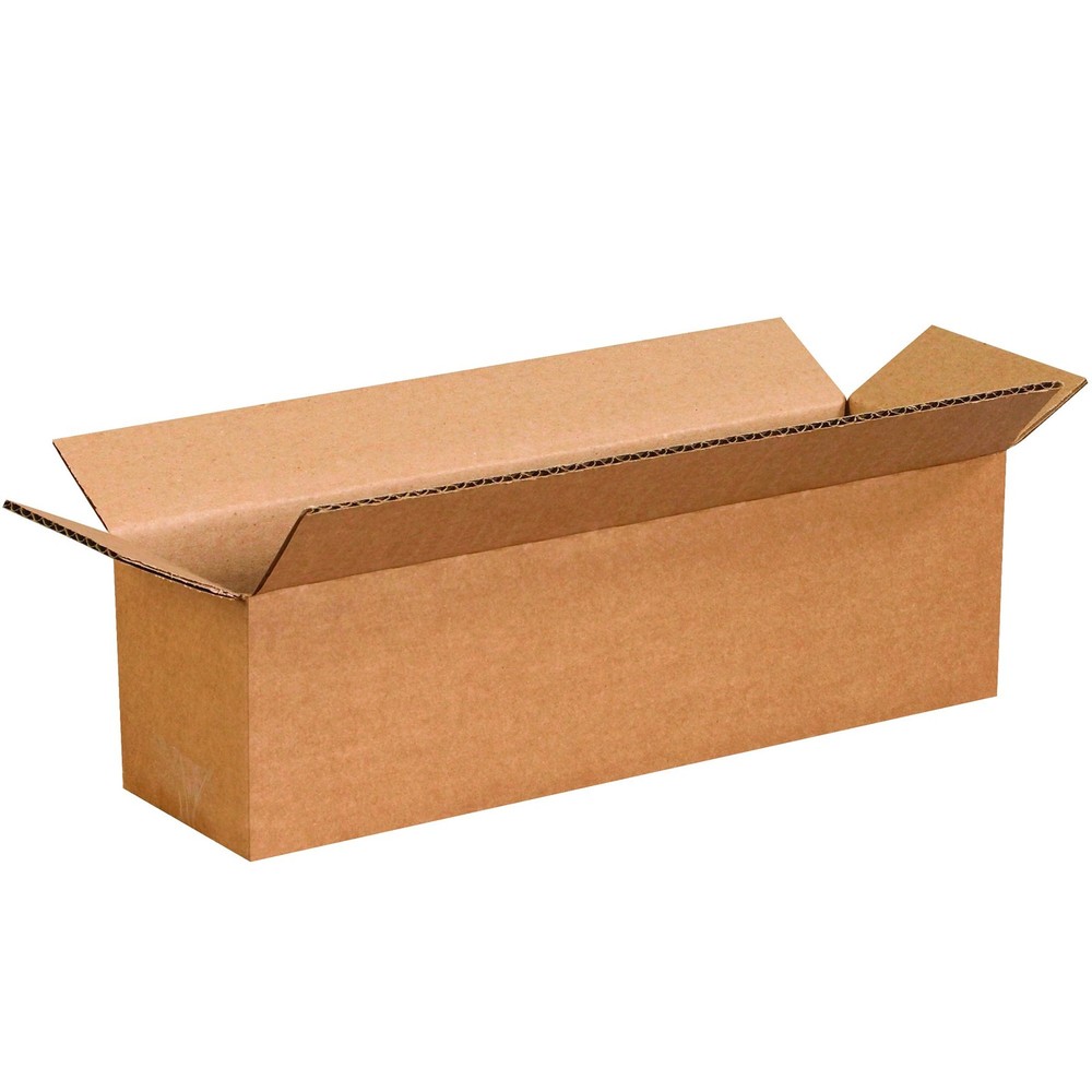 TAPE LOGIC 14 x 4 x 4 Corrugated Cardboard Boxes, Long 14L x 4W x 4H, Pack of 25