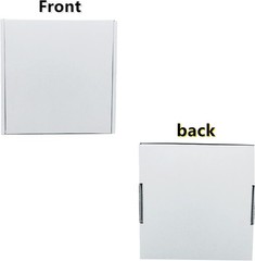 6x6x2 inch Small White Mailers Boxes Packaging Shipping Boxes Set of 10
