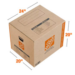 Extra Large Heavy Duty Moving, Shipping, Packing Box with Handles
