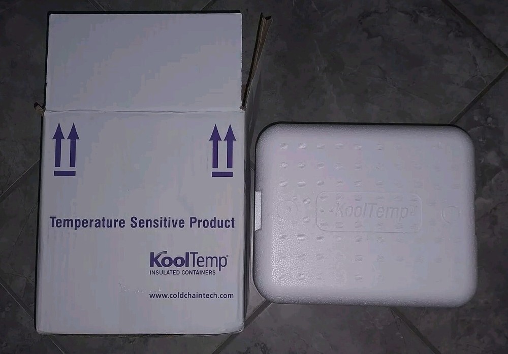 Kooltemp Insulated Shipping Box & Styrofoam Container *Shipped As Is-No 2nd Box*