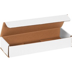 White Corrugated Mailers 12 x 4 x 2″ For Mailing/Shipping ECT-32B 50/Case