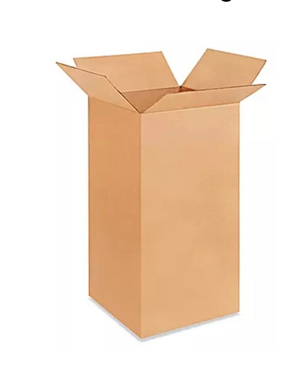 15″ x 15″ x 48″ Cardboard Corrugated Box – SINGLE BOX – TALL
