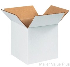 25 – 17 1/4 x 11 1/4 x 8 White Shipping Boxes Packing Storage Carton Mailing Box