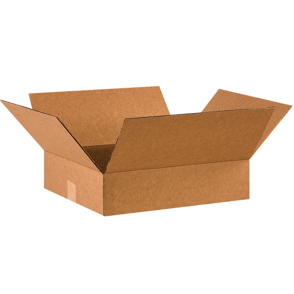TAPE LOGIC 16 x 14 x 4 Corrugated Cardboard Boxes, Flat 16L x 14W x 4H, Pack of