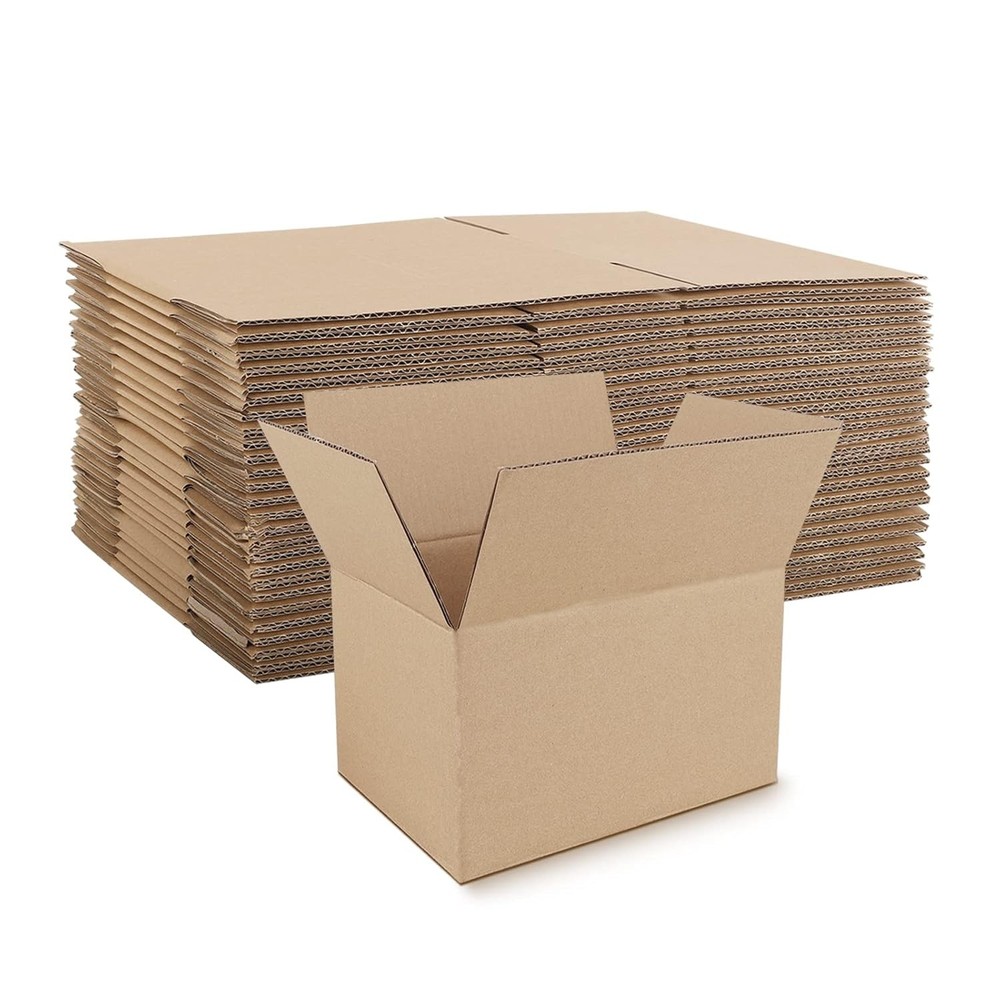 100 Pack 6x4x4 Inches Shipping Boxes Corrugated Boxes Small Paper Boxes Mailers