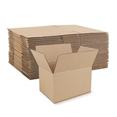 100 Pack 6x4x4 Inches Shipping Boxes Corrugated Boxes Small Paper Boxes Mailers