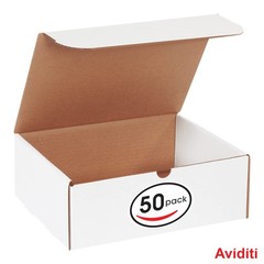 Mailer Boxes Small 11 1/8″L x 8 3/4″W x 4″H 50-Pack – Corrugated Cardboard Bo…