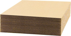 Cartón corrugado 6×9″, paquete de 25 hojas planas, 1/16″ grosor, para envíos