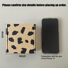 25 Pack Leopard Small Shipping Boxes, 4 x 4 x 2 inches Recyclable Corrugated …