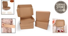 Sturdy & Lightweight 6 Pack Shipping Boxes 12x9x3 – Perfect for Gift Wrapping