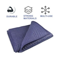 PONGHEI 2 Moving Blankets 40″x 72″ Heavy Duty Packing Blankets for Moving Shi…