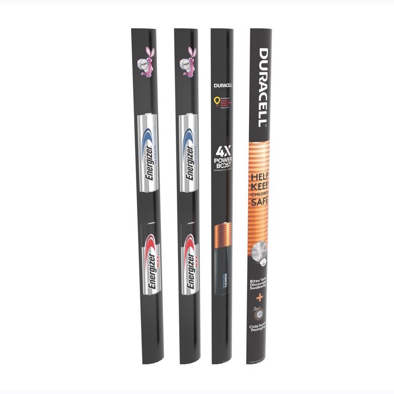 Vulcan 65 in. H X 6 in. W X 1 in. D Multicolor Cardboard Graphic Kit Display