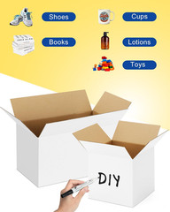 Assorted-Sizes-Shipping-Boxes-15-Pack: 4X4X4 & 5X5X5 & 6X6X6 Small-Shipping-Boxe