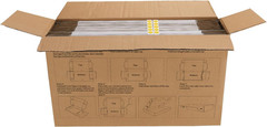 10 Pack 6X4X3 Shipping Boxes, White Corrugated Cardboard Box for Mailing, Packag