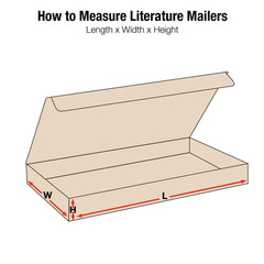 Brown Kraft Literature Mailing Boxes, 11 1/8 X 8 3/4 X 2 5/16 Inches, Pack of 50
