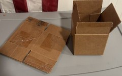 ULINE 4x4x4 Corrugated Cardboard Shipping Packing Boxes Recycled 15 pieces