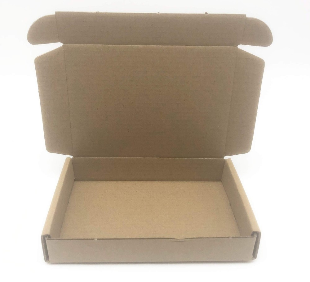 Small Cardboard Shipping Box Mailers 6 x 4 x 1 Inch Corrugated Packaging Stor…