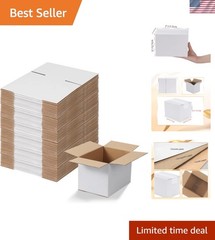 Brand New Shipping Boxes Set of 40, 7x5x5, White