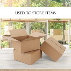 12 x 9 x 6 Corrugated Box, 10-50 pcs | Shipping, Home or Commercial Storage Box