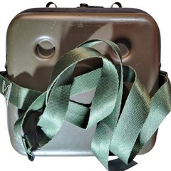 Thermodyne Hard Case – 9″x9″x7″, Olive Drab Green, Strap & Lock, No Foam