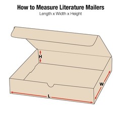 Mailer Boxes Small 9″L x 6 1/2″W x 1 3/4″H 50-Pack – Corrugated Cardboard Box…