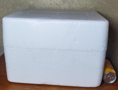 DuraTherm Styrofoam Shipping Box Insulated Cooler 13.25×10.25×8 in 16x13x11″ out