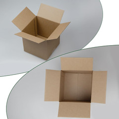 6X6X6 Inches Shipping Boxes Set of 40, Brown Corrugated Cardboard Box Literat…