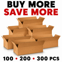 24x10x6 Corrugated Shipping Boxes 32 ECT Kraft Mailing Boxes 100-300 Pack