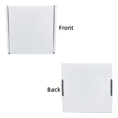 Small White Box 6 X 6 X 2 Inch 50 Pack Recyclable Corrugated Gift Mailers