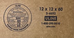 12″ x 12″ x 60″ CARDBOARD BOX – 200 lb – 5 BOX BUNDLE – TALL