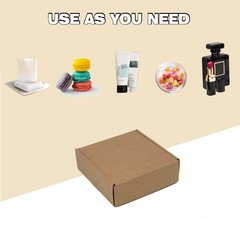 25 PCS Brown Corrugated Cardboard Shipping Boxes Mailing Packing 6x6x2 Inch