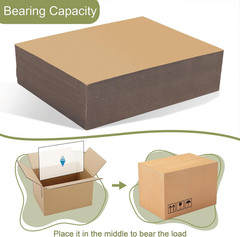 50 Pack Corrugated Cardboard Sheets 8.5X11 Inch, 1.7Mm Thick Flat Cardboard Pape