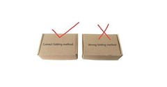 50-Pack Small Corrugated Shipping Mailers 6×4×1 in,Lightweight Folding Boxes